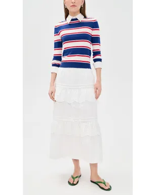 Rowing Blazers アイレット ティアード スカート - サムネイル5