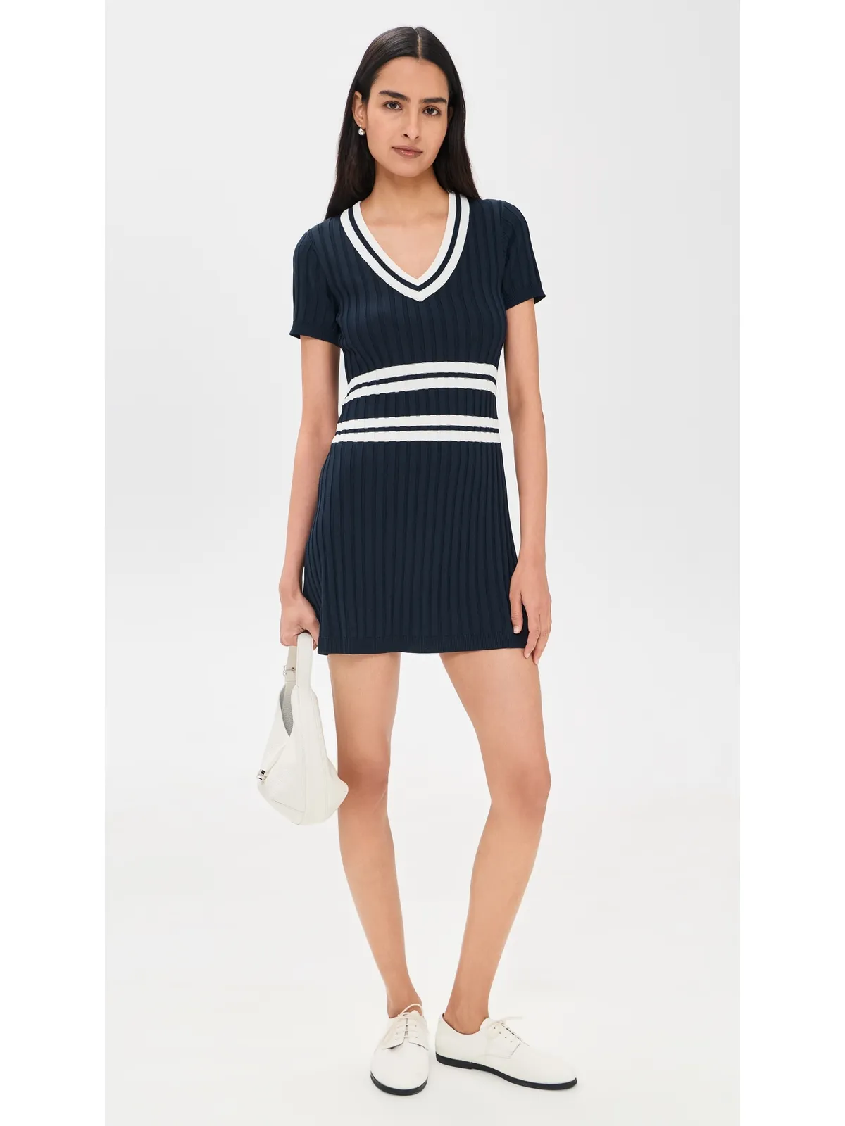 Rowing Blazers ニットプリーツドレス - 画像5