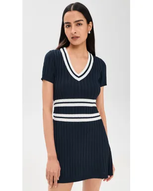 Rowing Blazers ニットプリーツドレス - サムネイル2