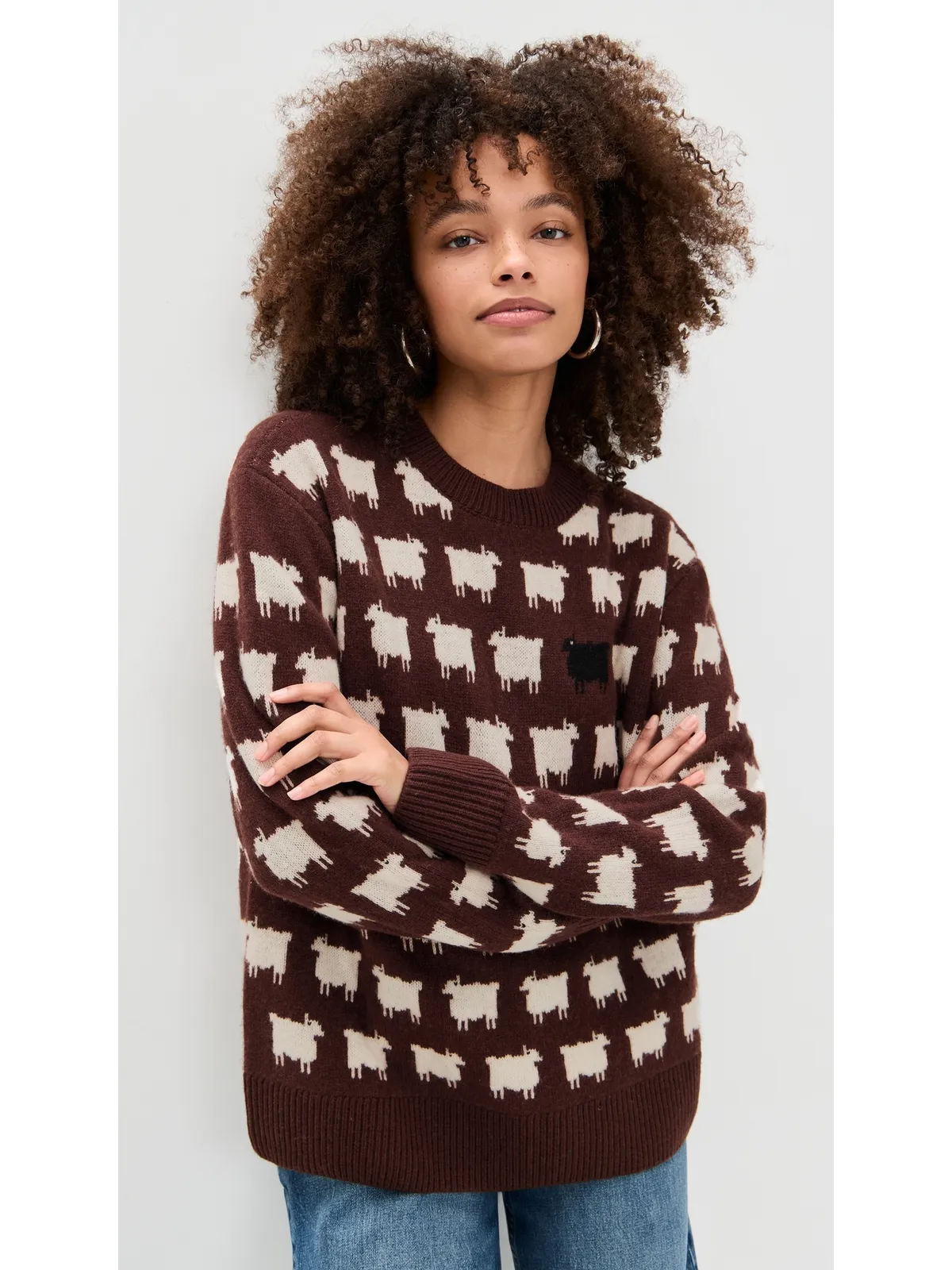 Rowing Blazers ウォーム＆ワンダフル × オーバサイズ ウールシープ プルオーバー - 画像2