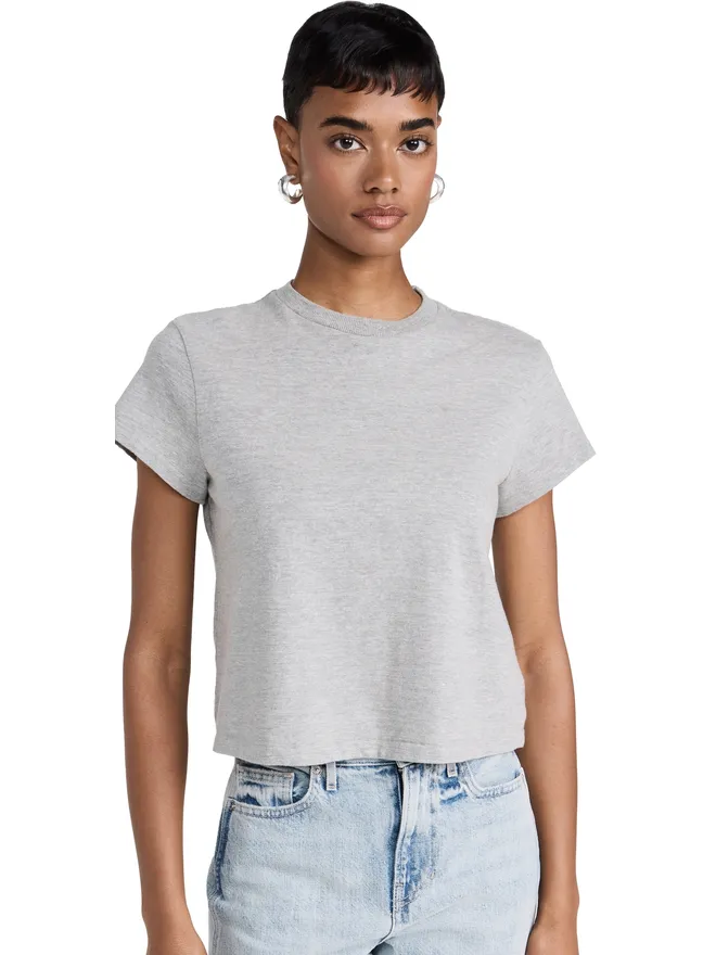 RE/DONE RE/DONE 50s Boxy Tee ヘザーグレーの商品画像