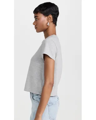 RE/DONE 50s Boxy Tee ヘザーグレー - サムネイル4