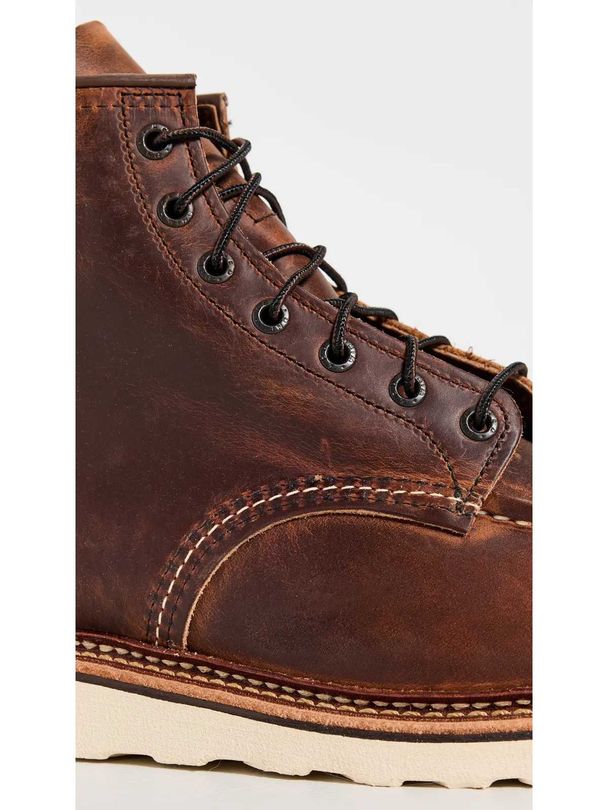 Red Wing クラシック モック レザー ブーツ カッパー ラフ＆タフ - 画像5