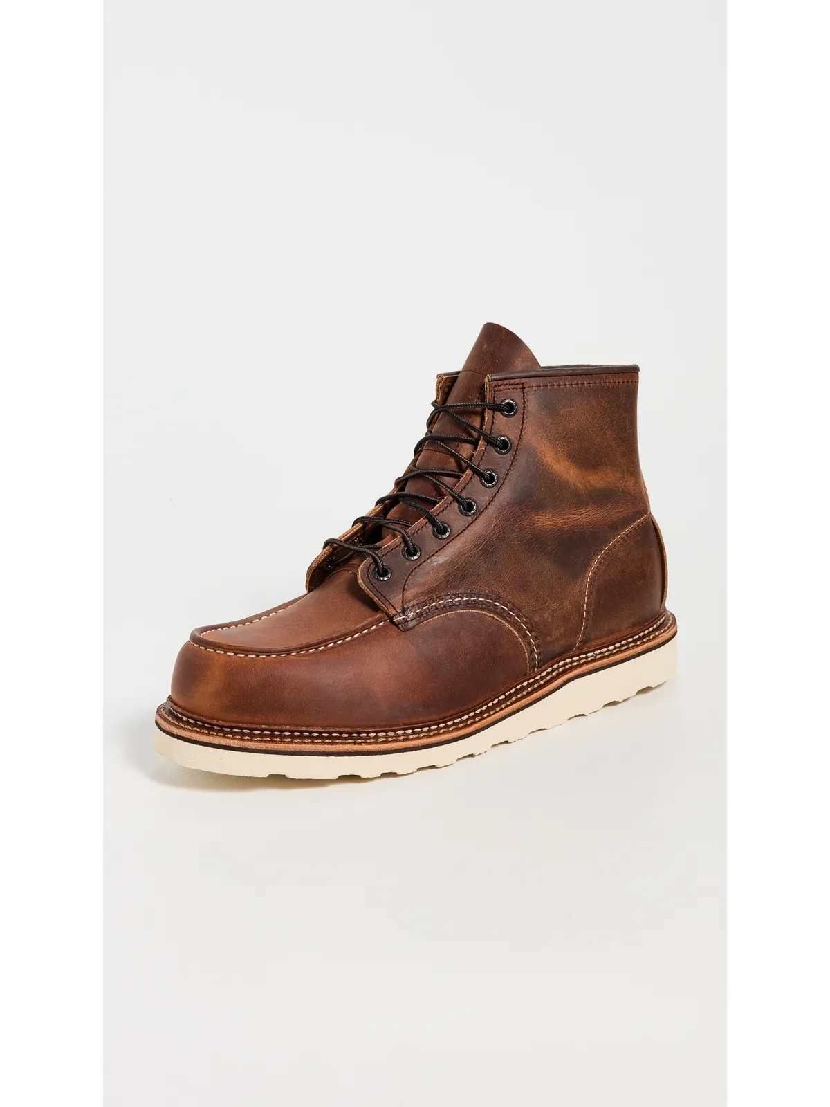 Red Wing クラシック モック レザー ブーツ カッパー ラフ＆タフ - 画像2