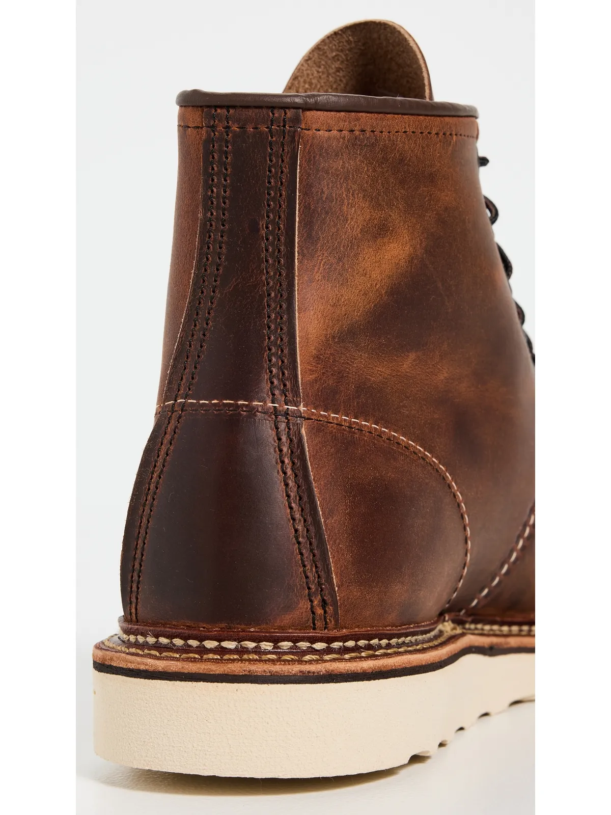 Red Wing クラシック モック レザー ブーツ カッパー ラフ＆タフ - 画像3