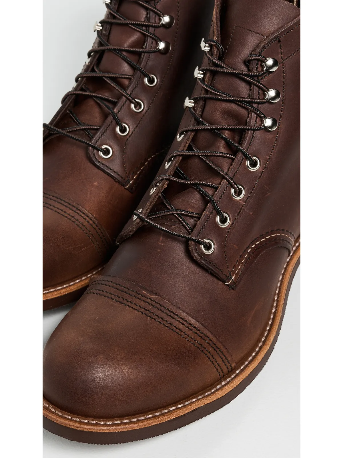 Red Wing アイアンレンジャー ハーネスレザー ブーツ アンバー - 画像5