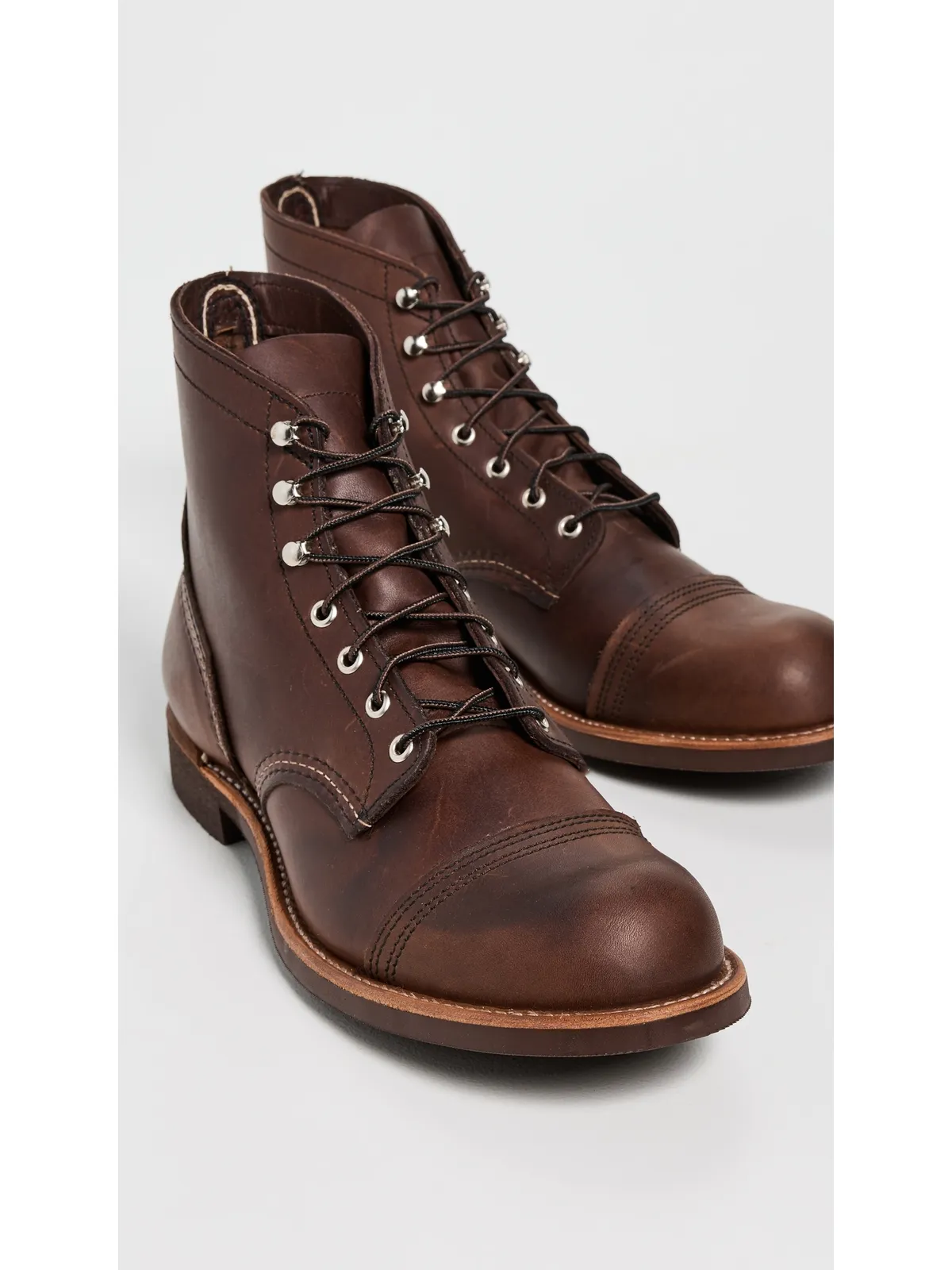 Red Wing アイアンレンジャー ハーネスレザー ブーツ アンバー - 画像4