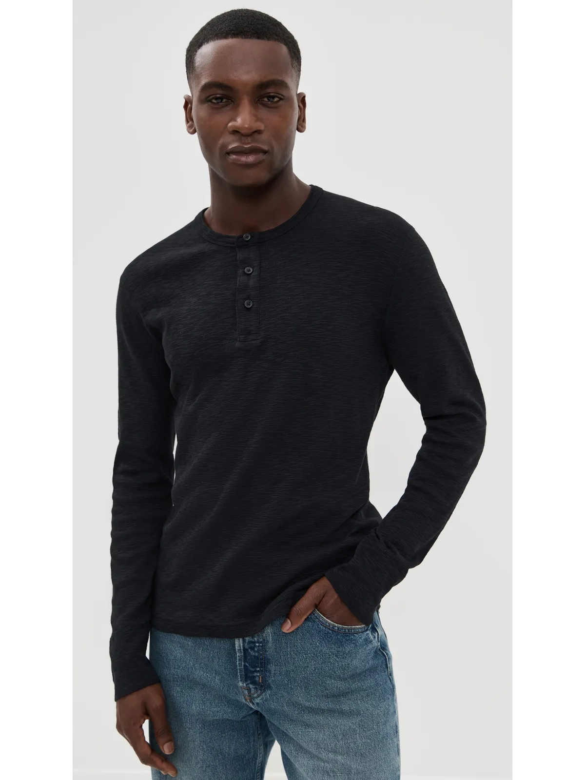 Reigning Champ 1x1スラブ・スリムヘンリー - 画像2
