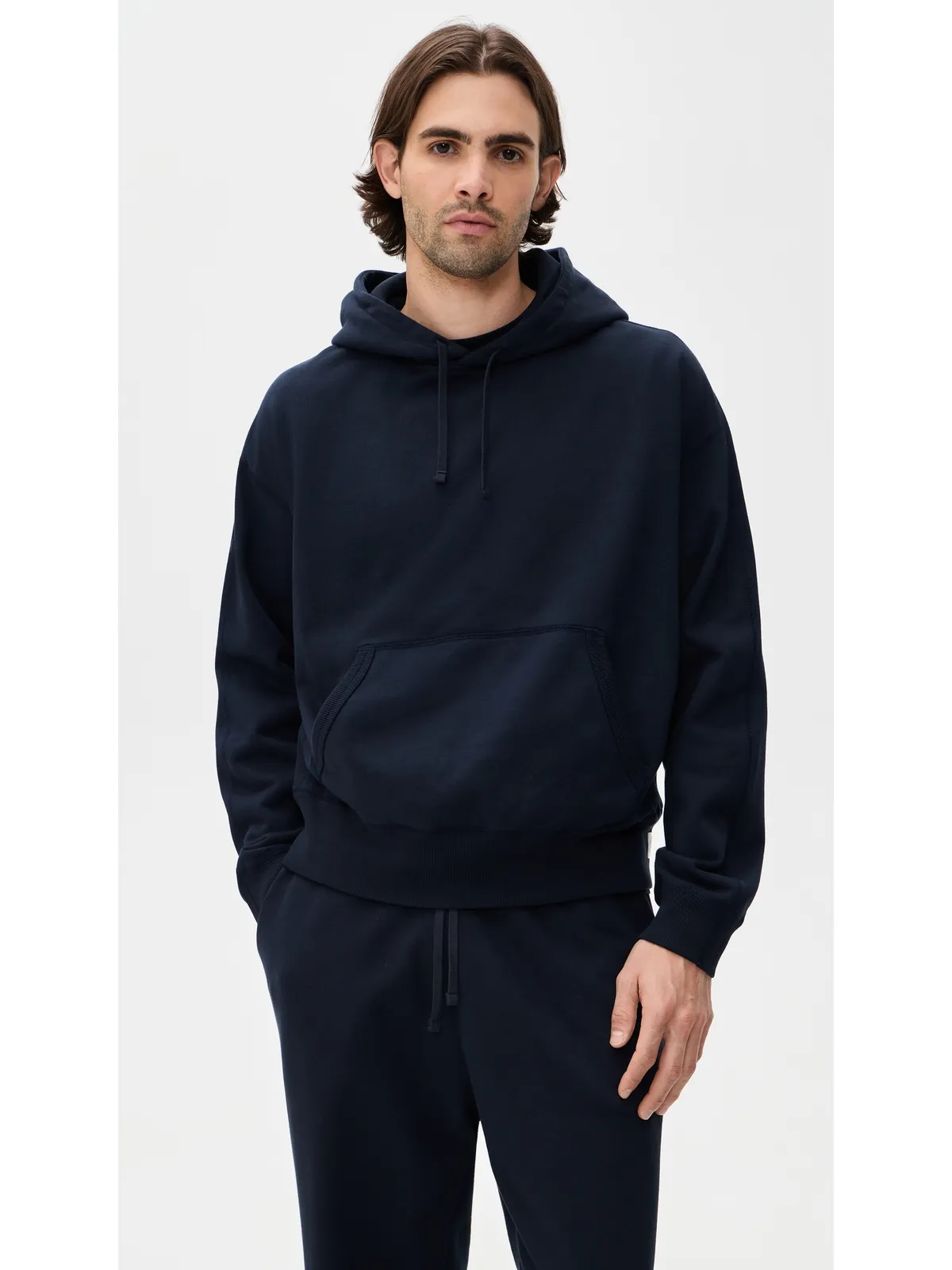 Reigning Champ ミッドウェイト テリ― リラックスフーディ ネイビー - 画像2