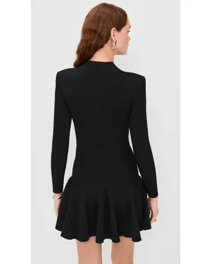 Retrofête Sydonie Dress メタリックブラック - サムネイル3