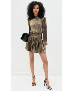 Retrofête Freja Dress Antique Gold - サムネイル5