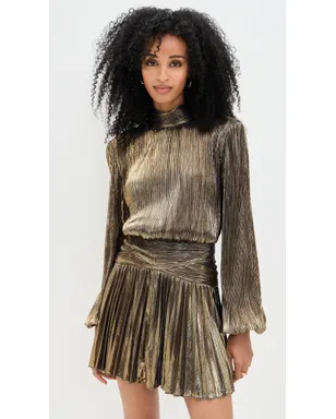 Retrofête Freja Dress Antique Gold - サムネイル2