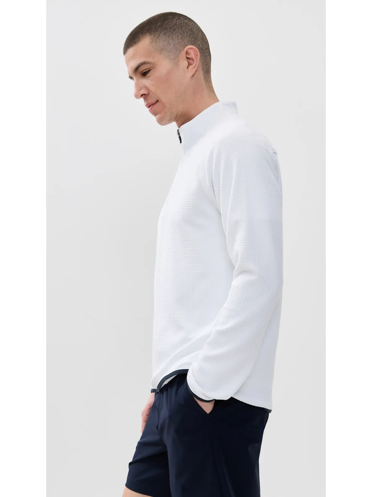 Rhone Founder's Golf 1/4 Zip ブライトホワイト - 画像4