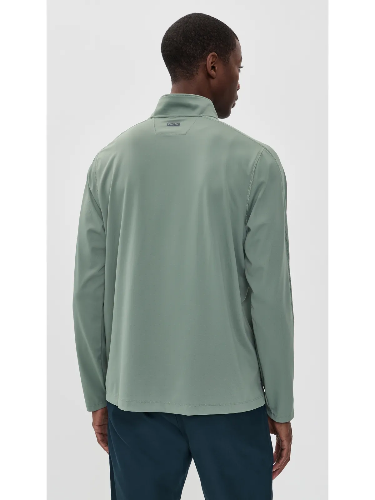 Rhone Rise Quarter Zip Pullover Laurel Green - 画像3