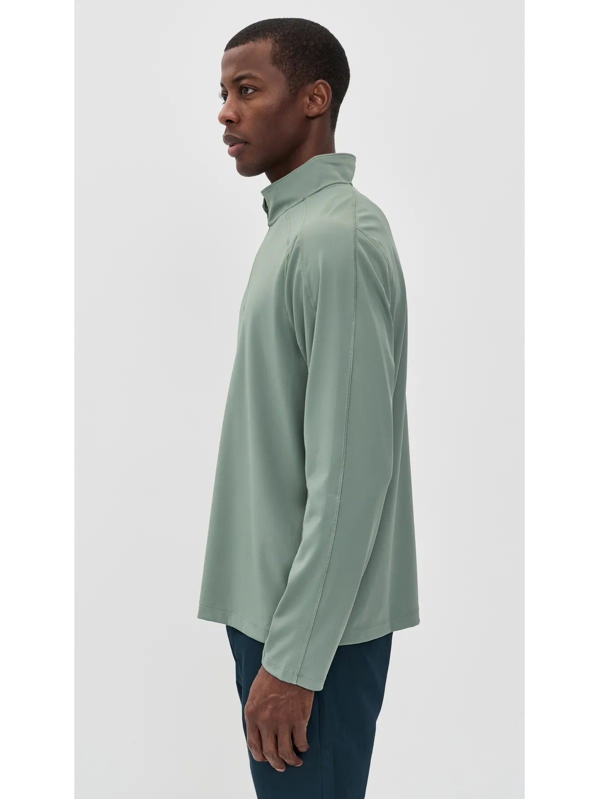 Rhone Rise Quarter Zip Pullover Laurel Green - 画像4