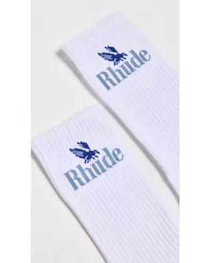 Rhude ロッサ ロゴソックス - サムネイル3