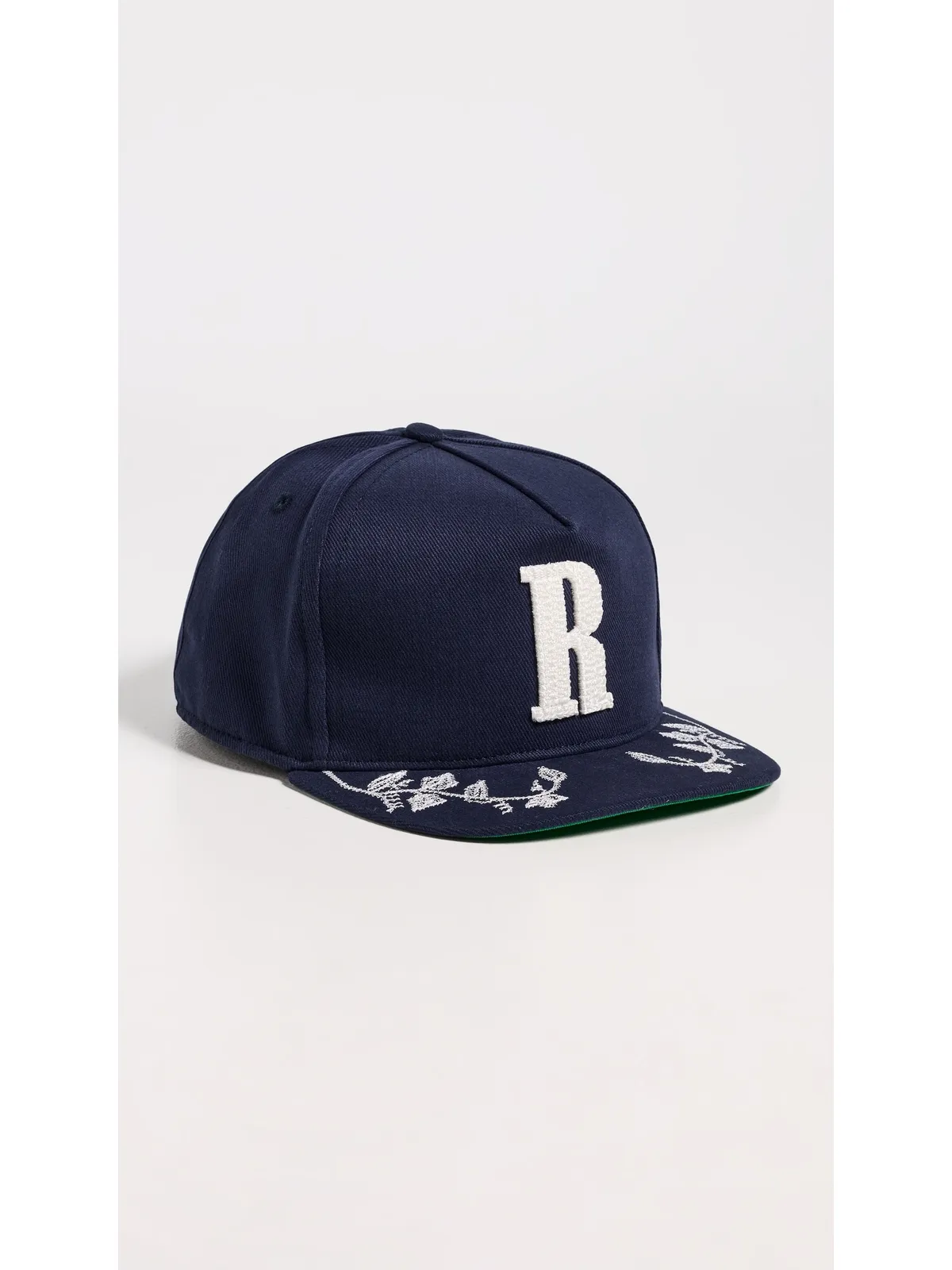 Rhude グレープヴァイン R-クラウン フィットハット ネイビー/ホワイト - 画像2