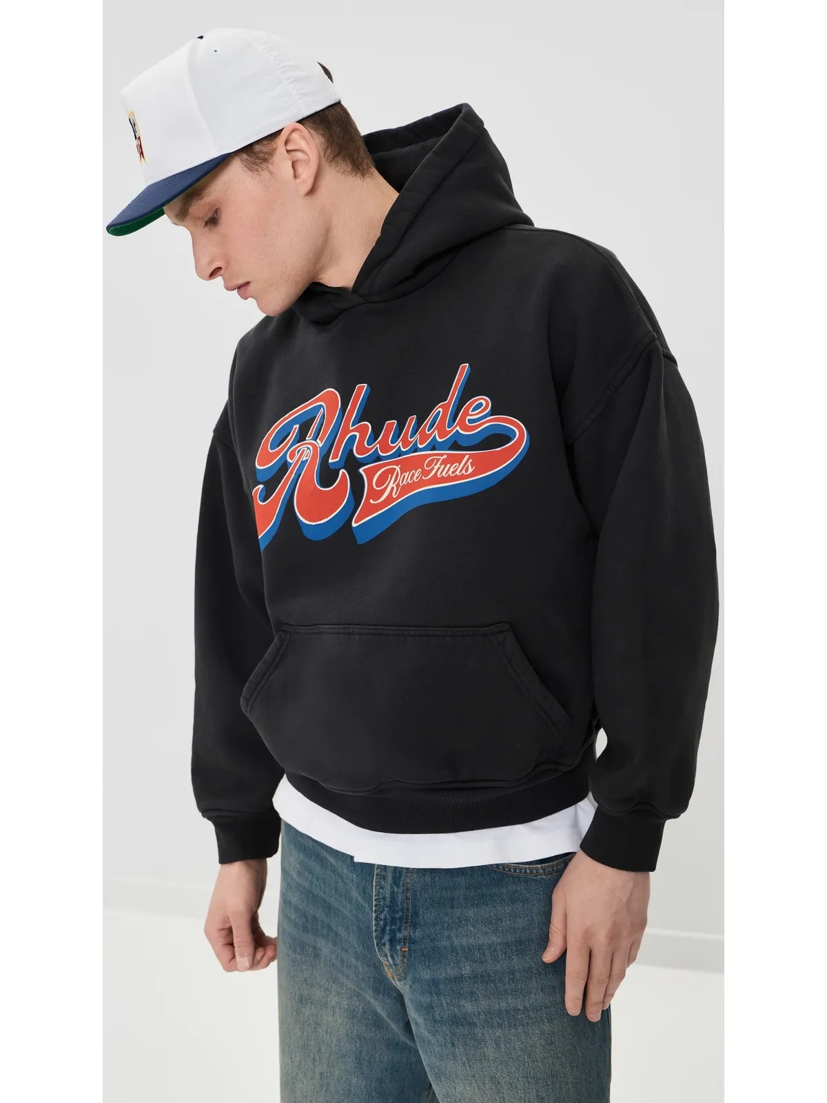 Rhude ピットストップ フーディ - 画像2