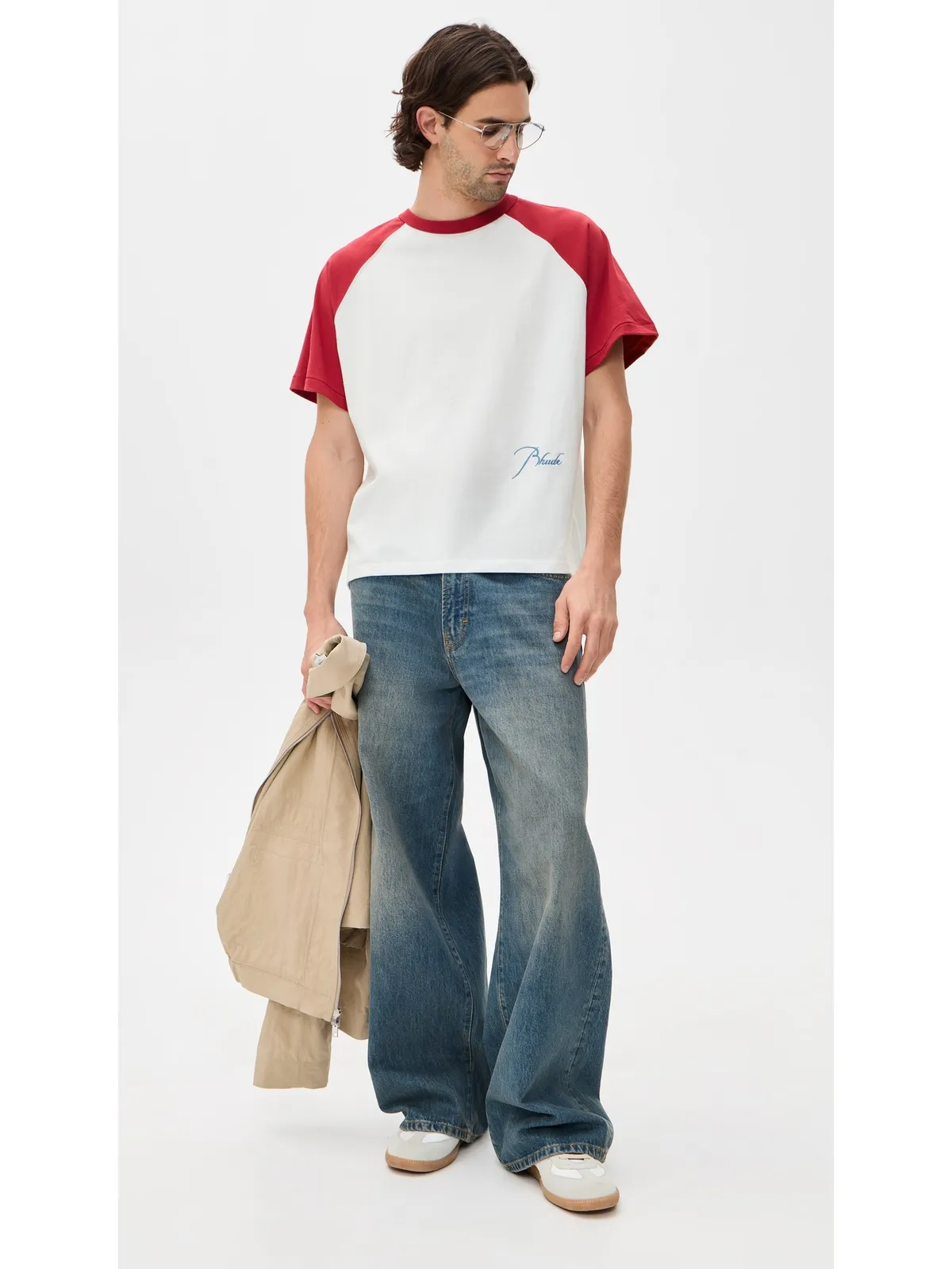 Rhude クラシック ラグラン Tシャツ - 画像5