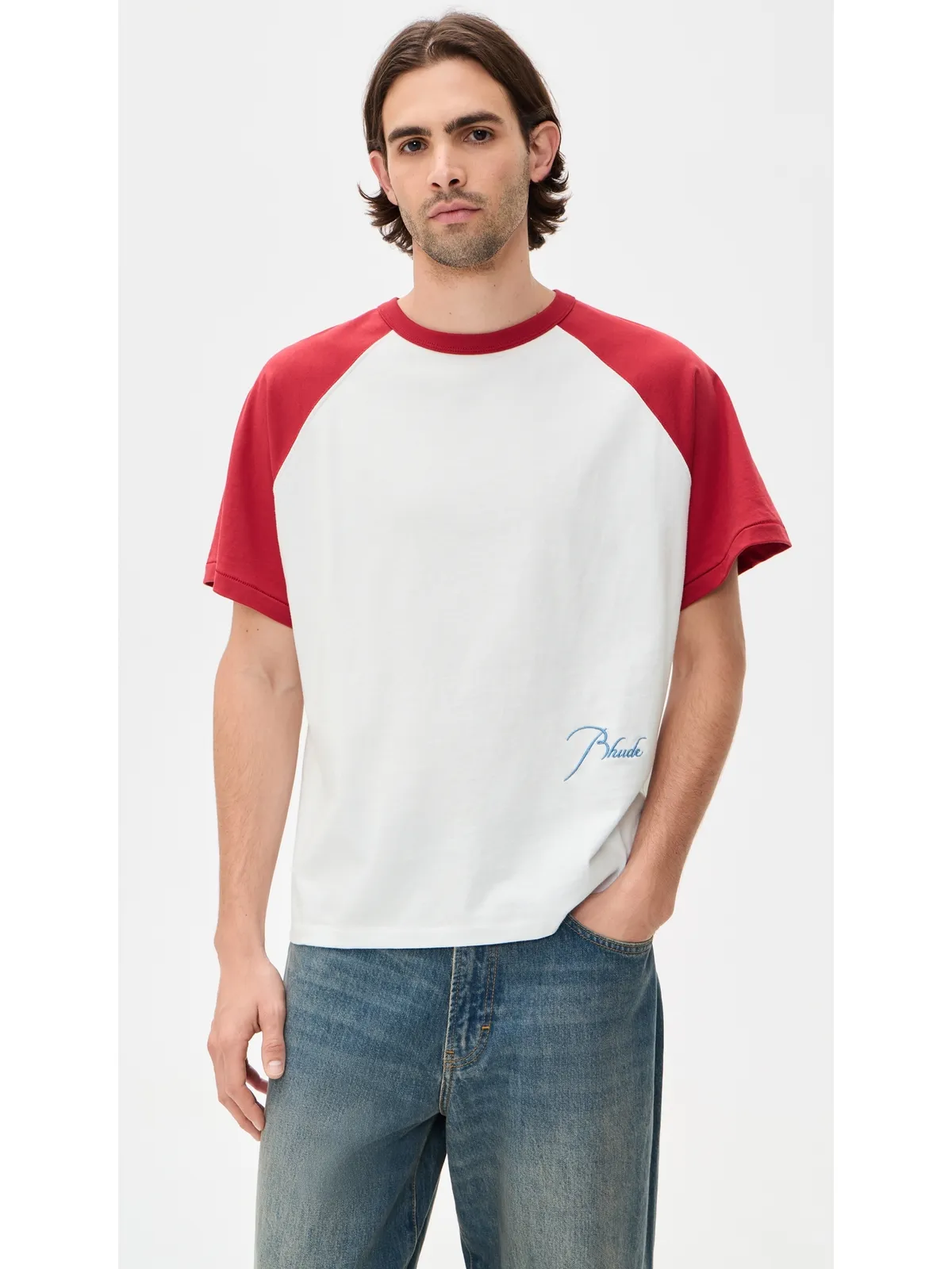 Rhude クラシック ラグラン Tシャツ - 画像2