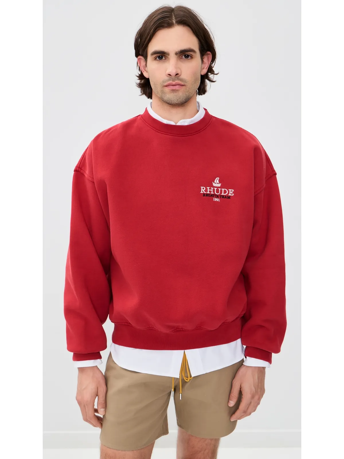 Rhude マリナー レガッタ クルーネック スウェットシャツ - 画像3