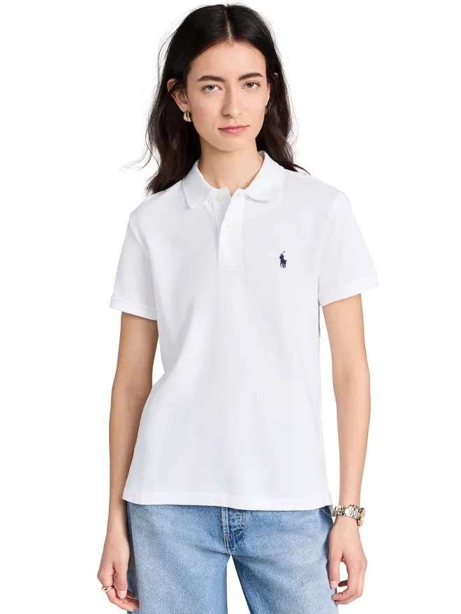 Polo Ralph Lauren Polo Ralph Lauren クラシックフィット ポロシャツ ホワイトの商品画像