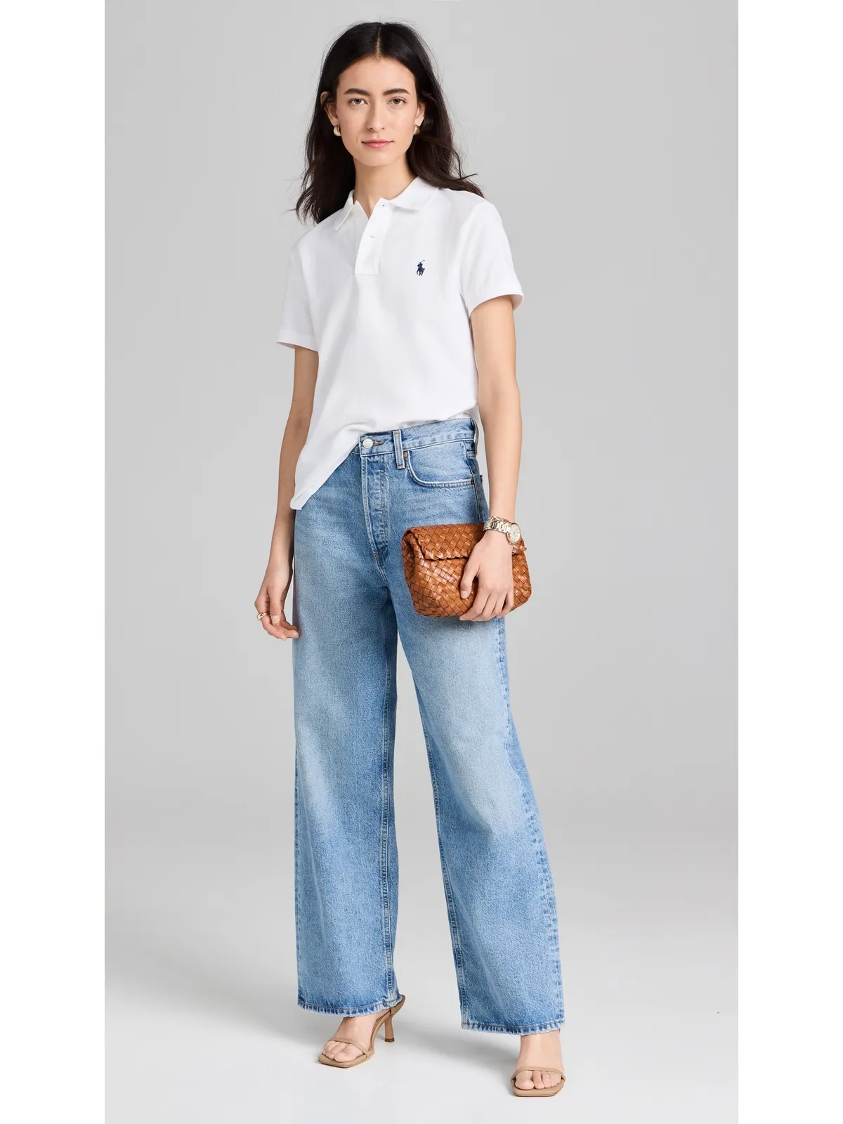 Polo Ralph Lauren クラシックフィット ポロシャツ ホワイト - 画像5