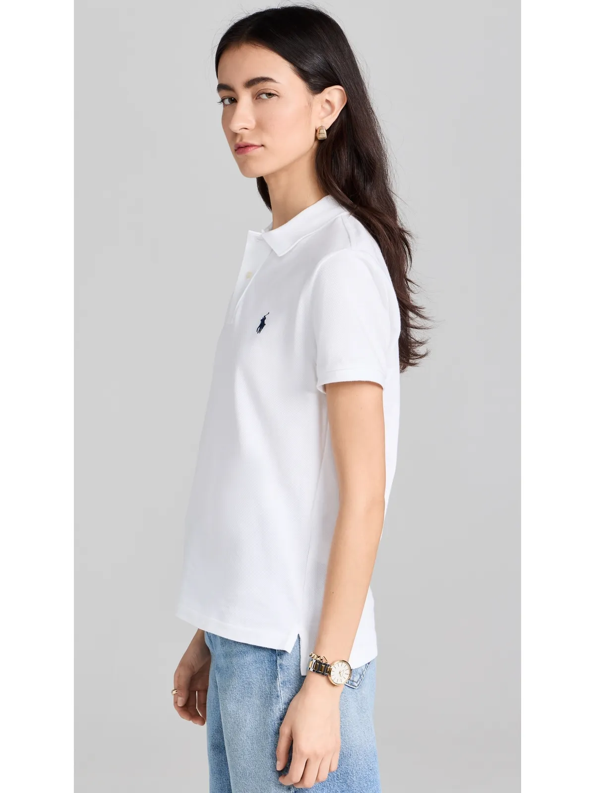 Polo Ralph Lauren クラシックフィット ポロシャツ ホワイト - 画像4