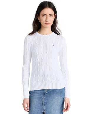 Polo Ralph Lauren コットン ジュリアナ ロングスリーブ プルオーバー ホワイト - サムネイル1