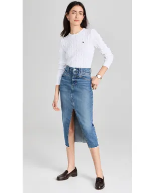 Polo Ralph Lauren コットン ジュリアナ ロングスリーブ プルオーバー ホワイト - サムネイル5