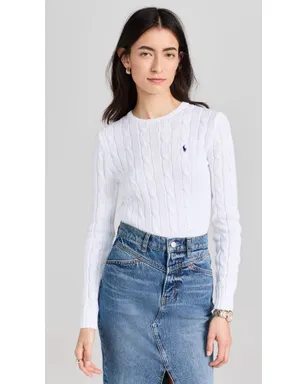 Polo Ralph Lauren コットン ジュリアナ ロングスリーブ プルオーバー ホワイト - サムネイル2