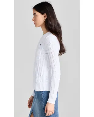Polo Ralph Lauren コットン ジュリアナ ロングスリーブ プルオーバー ホワイト - サムネイル4