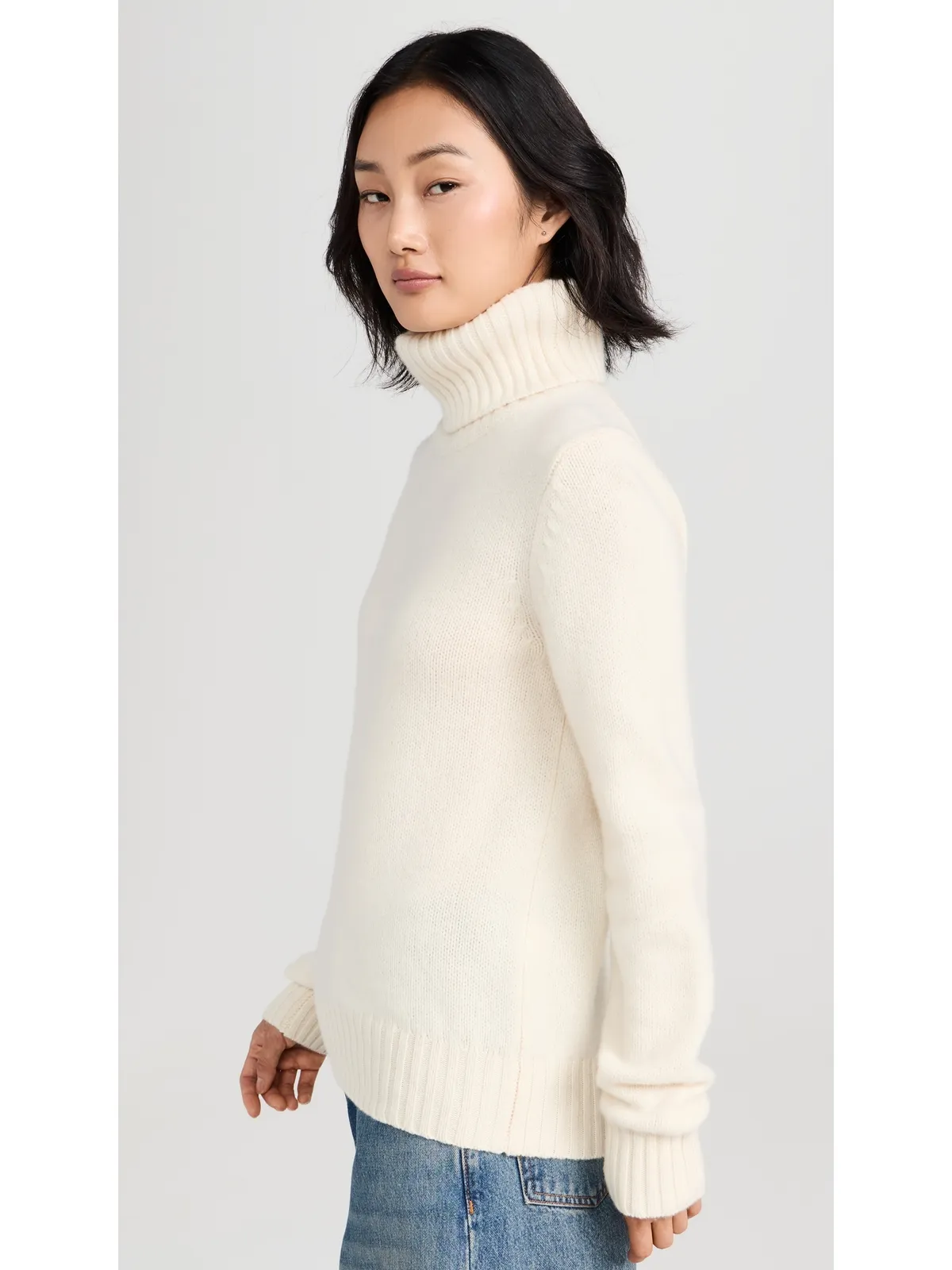Polo Ralph Lauren ロングスリーブ タートルネック プルオーバー クリーム色 - 画像4