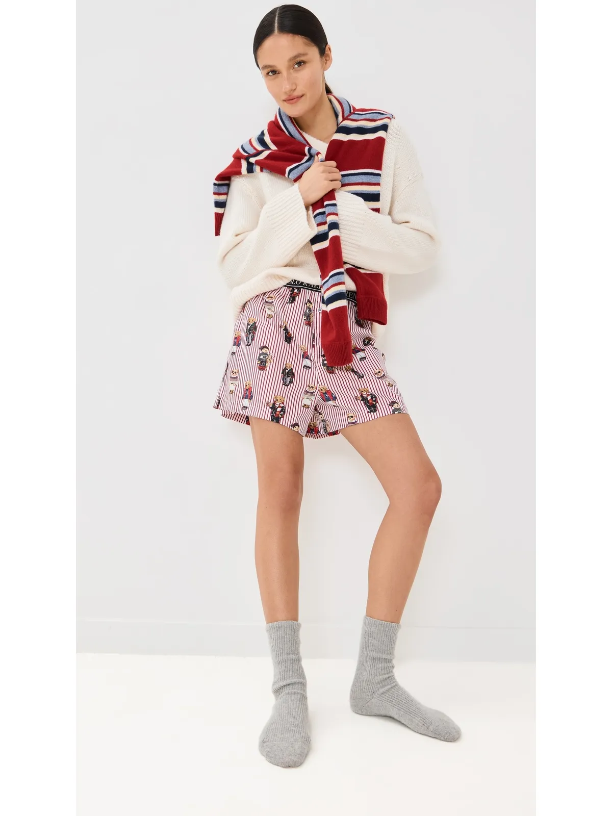 Polo Ralph Lauren ポロベア柄 スリープボクサー スノーフォールベアプリント - 画像2