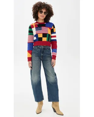 Polo Ralph Lauren コットン旗柄プルオーバーセーター - サムネイル5