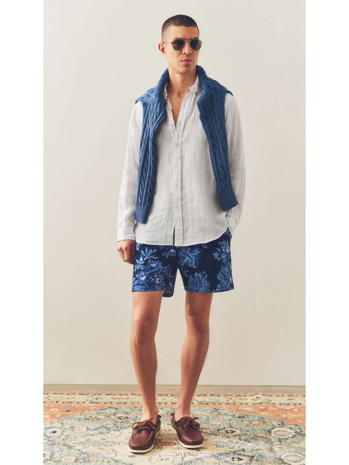 Polo Ralph Lauren ロングスリーブリネンシャツ セラミックホワイト M - 画像6