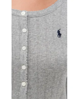 Polo Ralph Lauren ヘンリーワイドレッグ スリープセット - サムネイル6