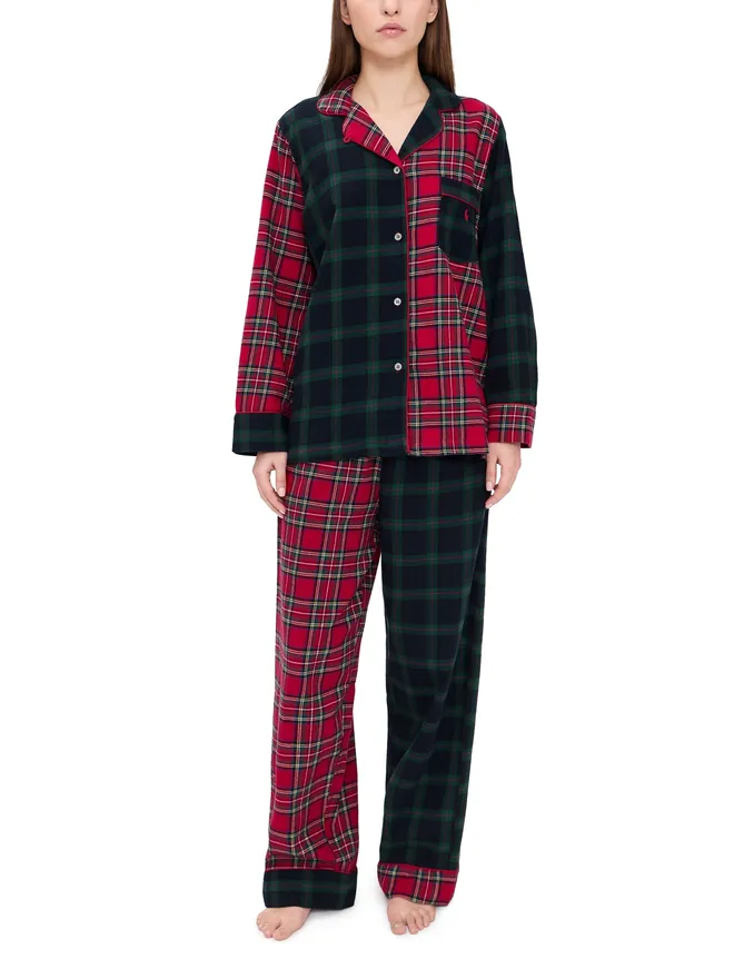 Polo Ralph Lauren Polo Ralph Lauren マディソン パジャマセット ブラックウォッチ/Stuart Mの商品画像