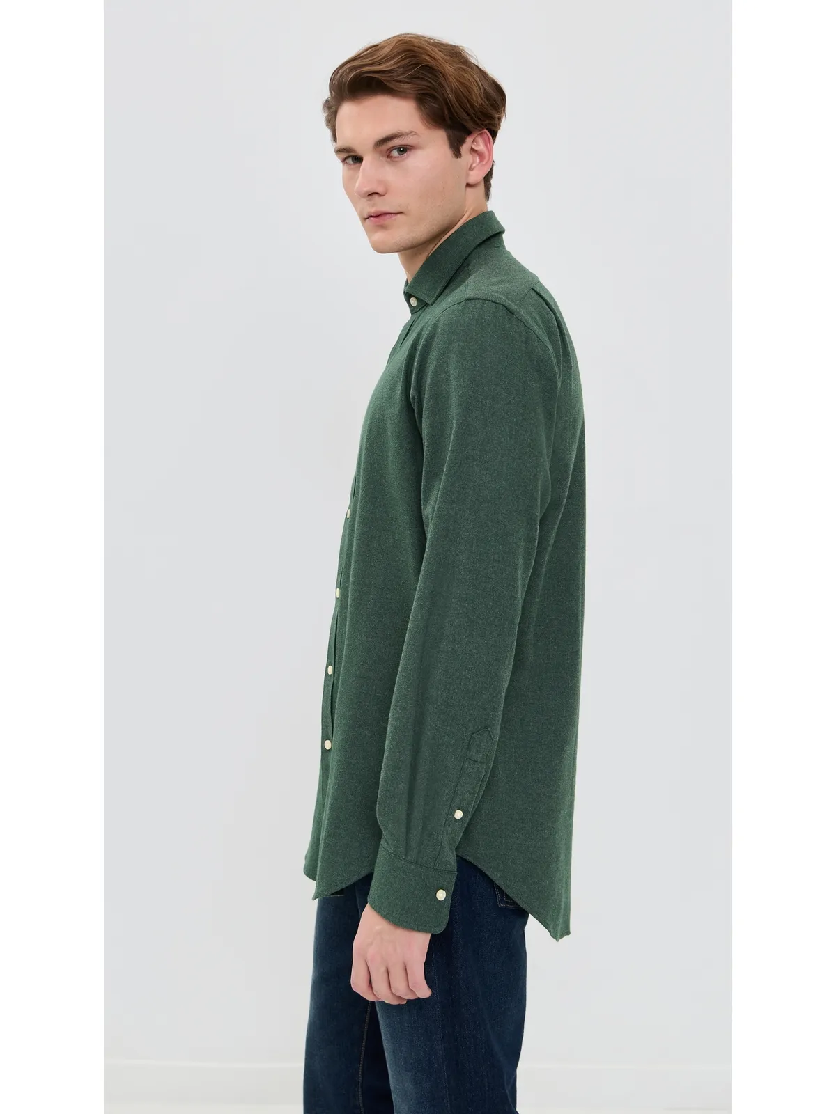 Polo Ralph Lauren ブラッシュドツイル スポーツシャツ - 画像4