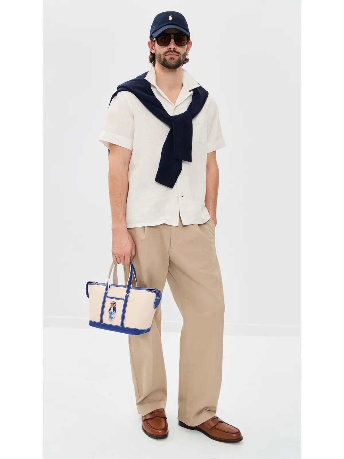 Polo Ralph Lauren オリジナルレーベル ガーメントダイ スラブリネンシャツ デックウォッシュ ホワイト - 画像5