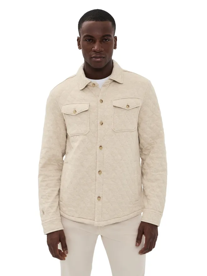 Polo Ralph Lauren Polo Ralph Lauren キルテッド ダブルニット シャツジャケットの商品画像