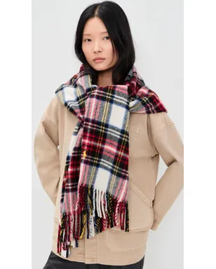 Polo Ralph Lauren チェック柄ツイルスカーフ スチュワート ワンサイズ - サムネイル3