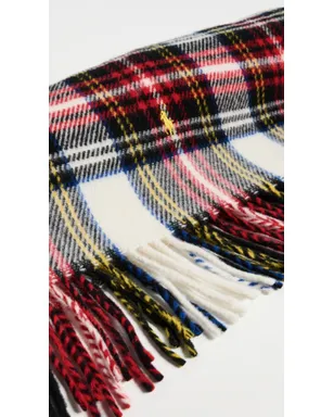Polo Ralph Lauren チェック柄ツイルスカーフ スチュワート ワンサイズ - サムネイル4