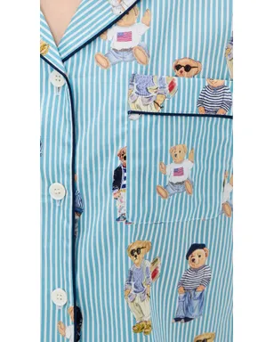 Polo Ralph Lauren 総柄ベア Madison パジャマセット アクアミスト - サムネイル6
