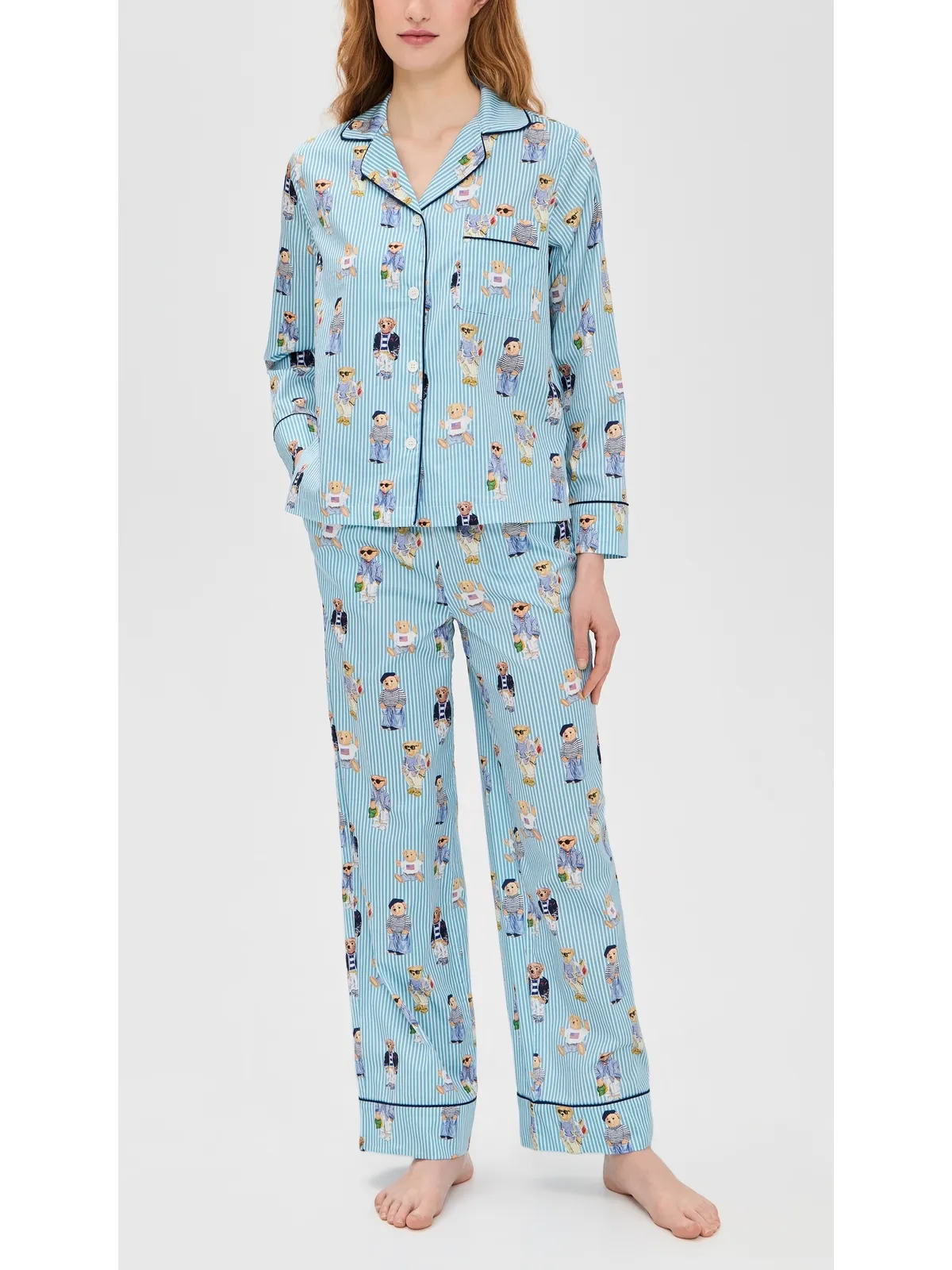 Polo Ralph Lauren 総柄ベア Madison パジャマセット アクアミスト - 画像2