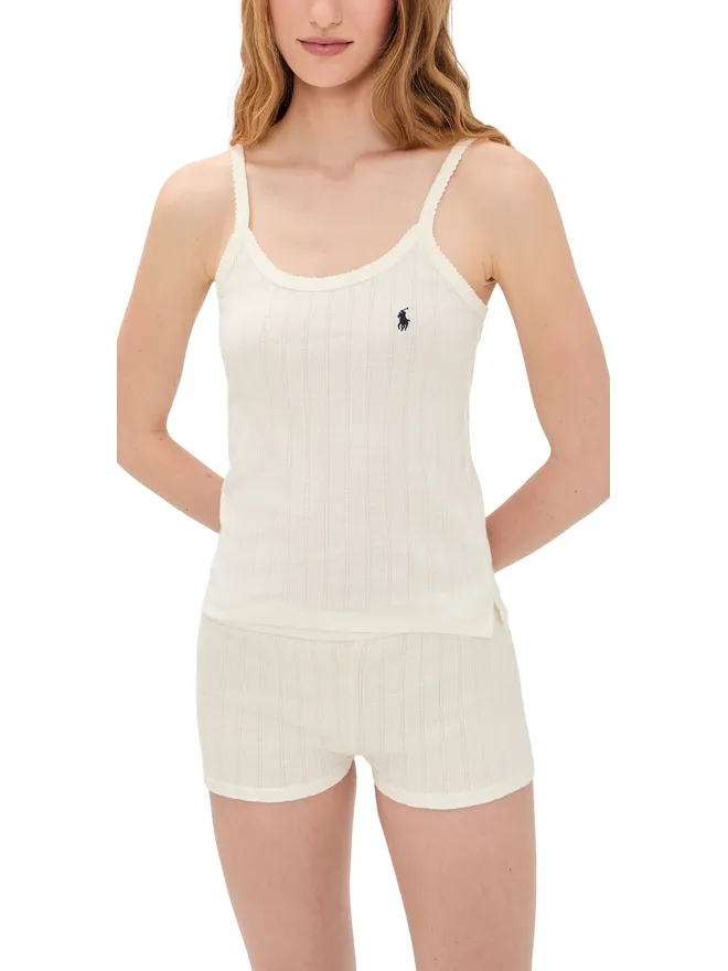 Polo Ralph Lauren Polo Ralph Lauren キャミ付きルームウェアショートパンツセット エグレットの商品画像