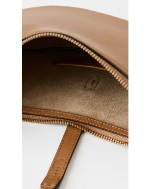 Polo Ralph Lauren 小粒グレイン ポロ ID ミニ ショルダーバッグ タン - サムネイル6