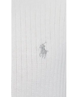 Polo Ralph Lauren コットン ジョニーカラーポロセーター デックウォッシュ・ホワイト - サムネイル6