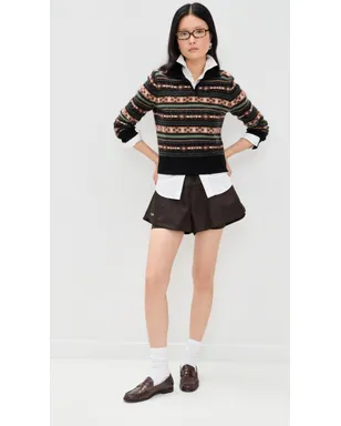 Polo Ralph Lauren レイヤードドローストリングショーツ ダークブラウン - サムネイル5