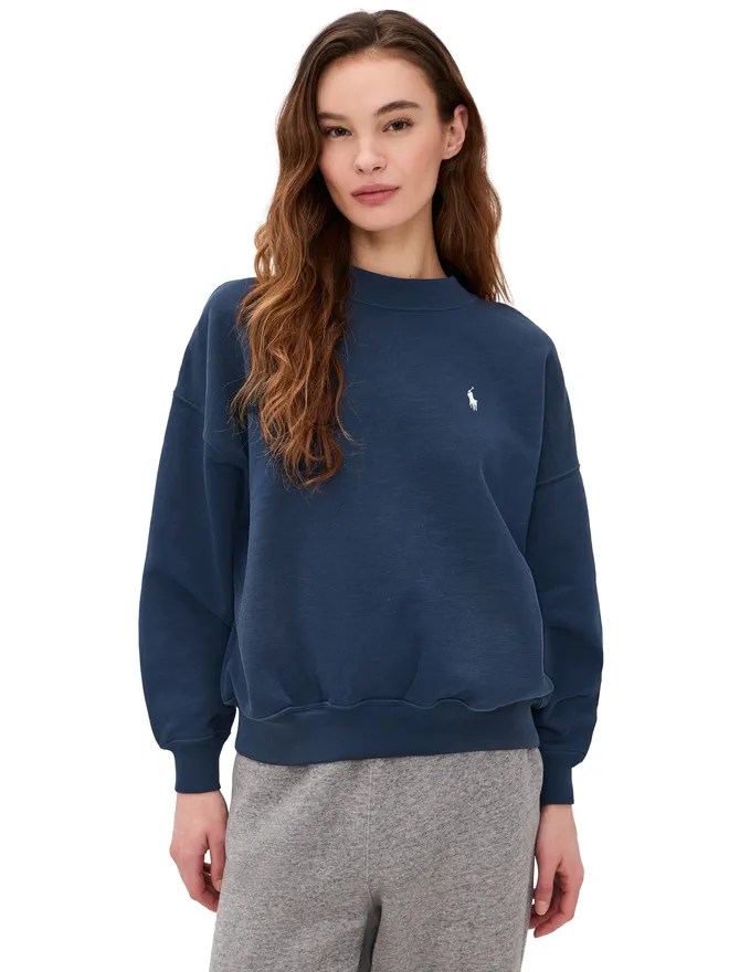 Polo Ralph Lauren Polo Ralph Lauren ヴィンテージ フリースニット ロングスリーブ クルーネック Newport Navyの商品画像